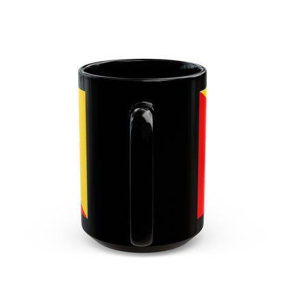 Flag of Palermo Italy - Black Coffee Mug-The Sticker Space