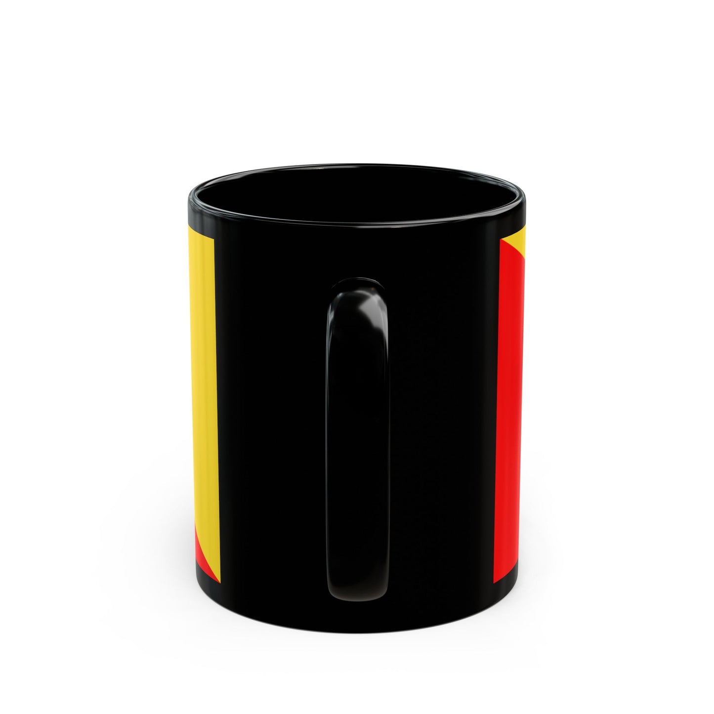 Flag of Palermo Italy - Black Coffee Mug-The Sticker Space