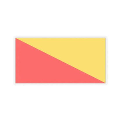 Flag of Palermo Italy - STICKER Vinyl Kiss-Cut Decal 2 Inch Transparent - The Sticker Space