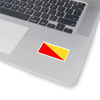 Flag of Palermo Italy - STICKER Vinyl Kiss-Cut Decal - The Sticker Space