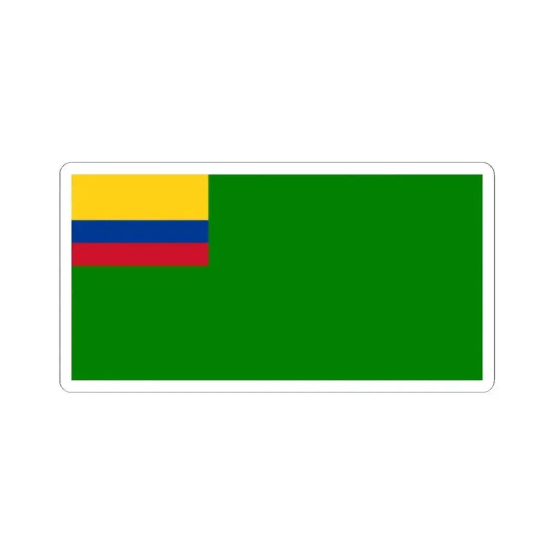 Flag of Palestina (Ecuador) STICKER Vinyl Kiss-Cut Decal 2 Inch White - The Sticker Space