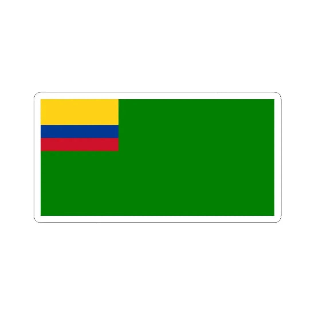 Flag of Palestina (Ecuador) STICKER Vinyl Kiss-Cut Decal 3 Inch White - The Sticker Space
