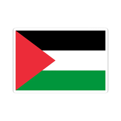 Flag of Palestine 3-2 (Palestine) STICKER Vinyl Kiss-Cut Decal 6 Inch White - The Sticker Space