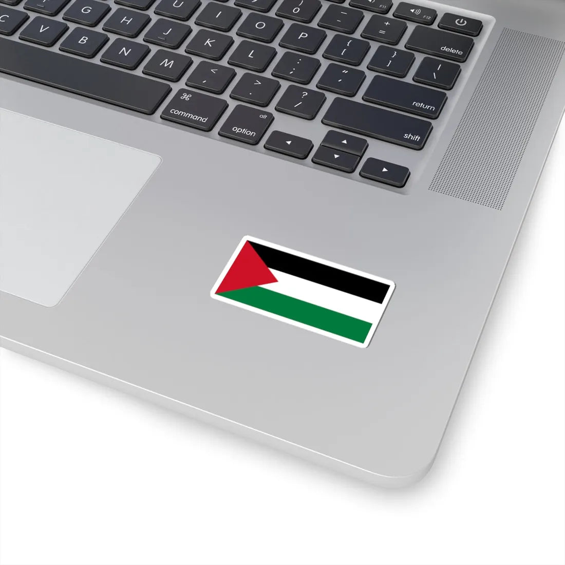 Flag of Palestine darker colours (Palestine) STICKER Vinyl Kiss-Cut Decal - The Sticker Space