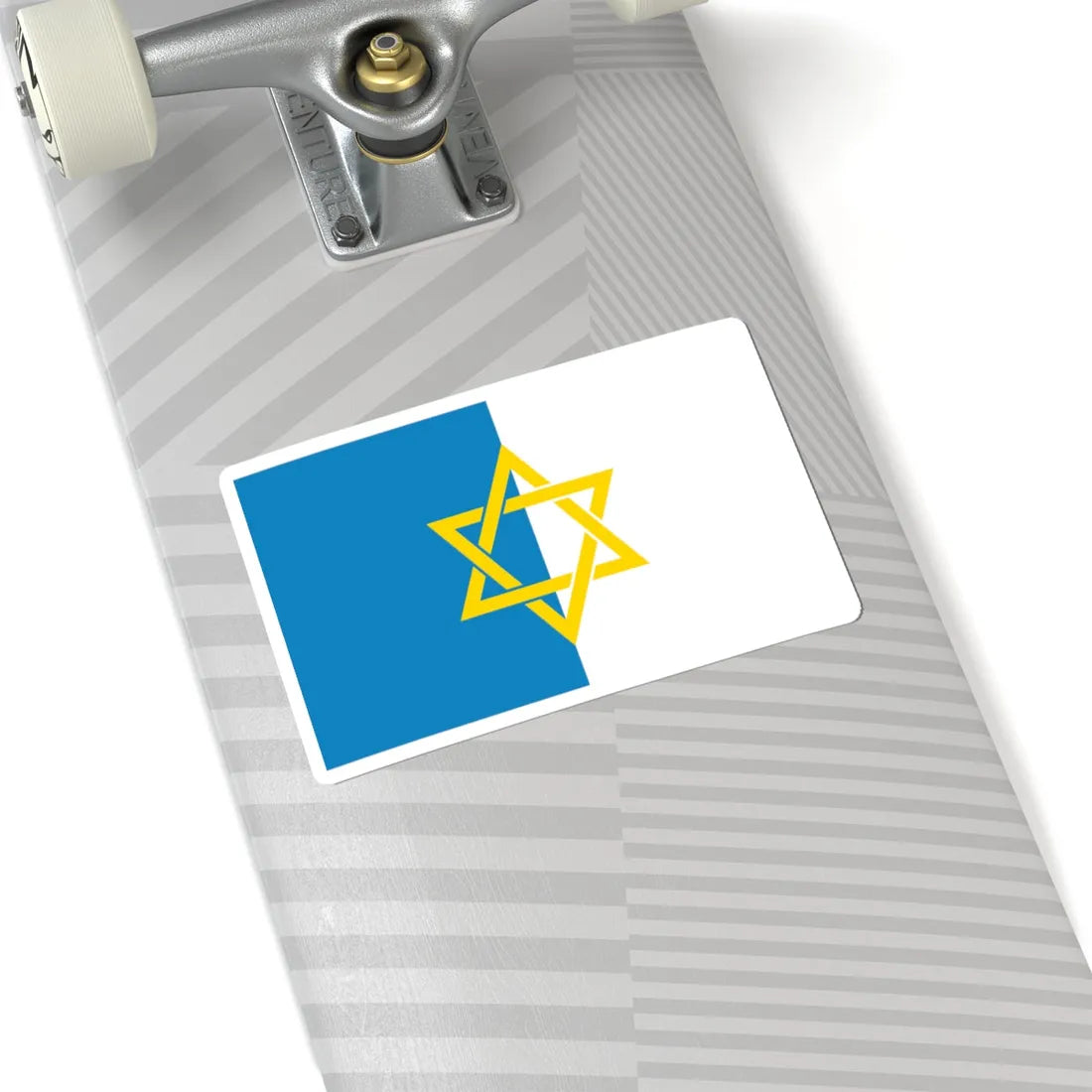 Flag of Palestine from 1939 Larousse Encyclopedia knot version b (Palestine) STICKER Vinyl Kiss-Cut Decal - The Sticker Space