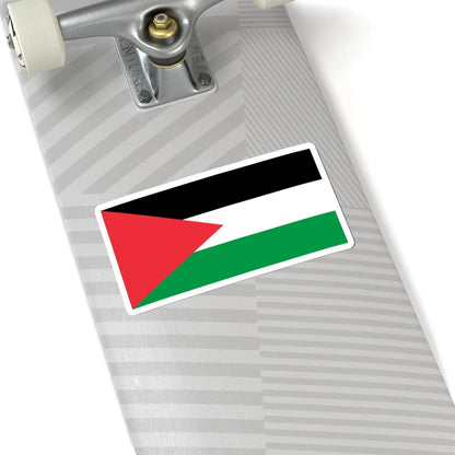 Flag of Palestine - long triangle (Palestine) STICKER Vinyl Kiss-Cut Decal - The Sticker Space