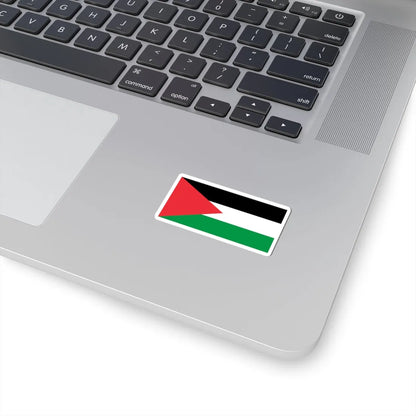 Flag of Palestine - long triangle (Palestine) STICKER Vinyl Kiss-Cut Decal - The Sticker Space