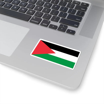 Flag of Palestine - long triangle (Palestine) STICKER Vinyl Kiss-Cut Decal - The Sticker Space