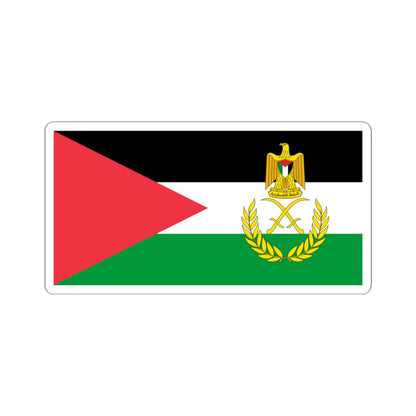 Flag of Palestine president (Palestine) STICKER Vinyl Kiss-Cut Decal 6 Inch White - The Sticker Space