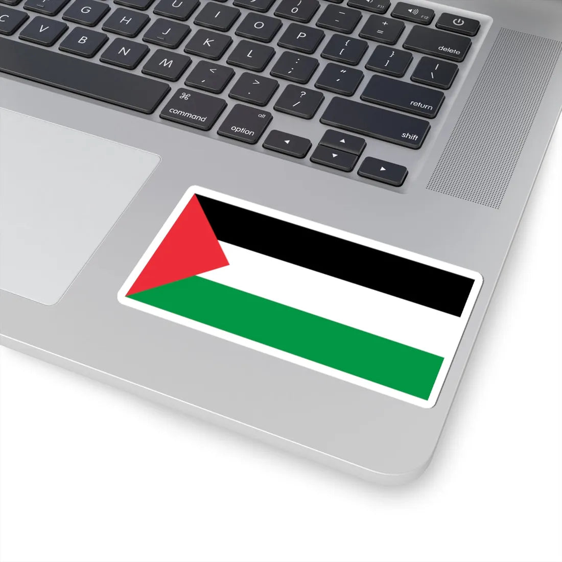 Flag of Palestine - short triangle (Palestine) STICKER Vinyl Kiss-Cut Decal - The Sticker Space