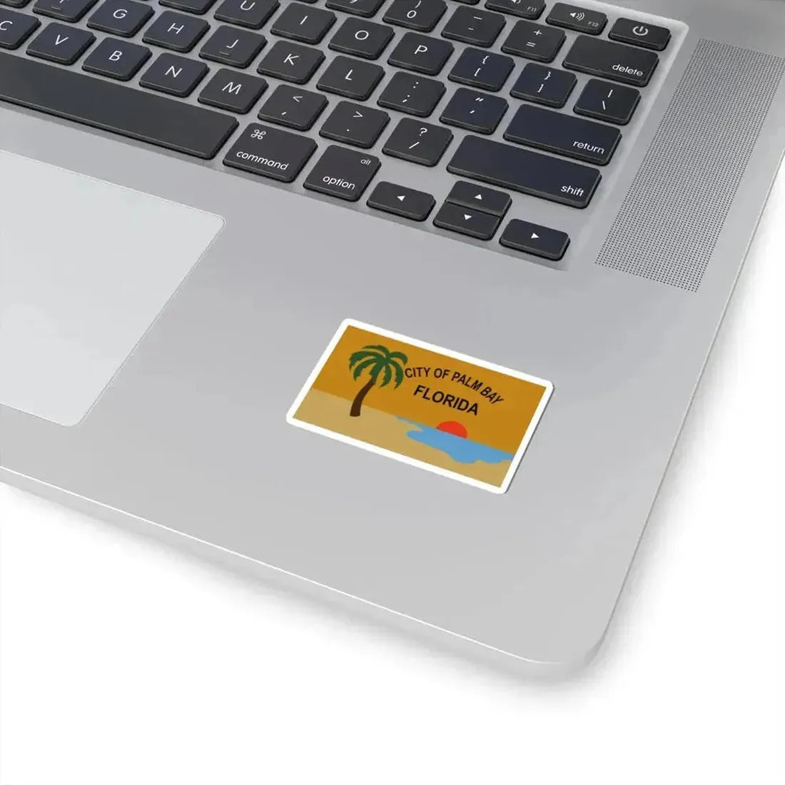 Flag of Palm Bay Florida (United States) STICKER Vinyl Kiss-Cut Decal - The Sticker Space