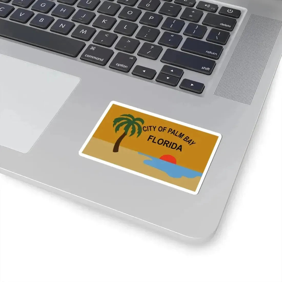 Flag of Palm Bay Florida (United States) STICKER Vinyl Kiss-Cut Decal - The Sticker Space