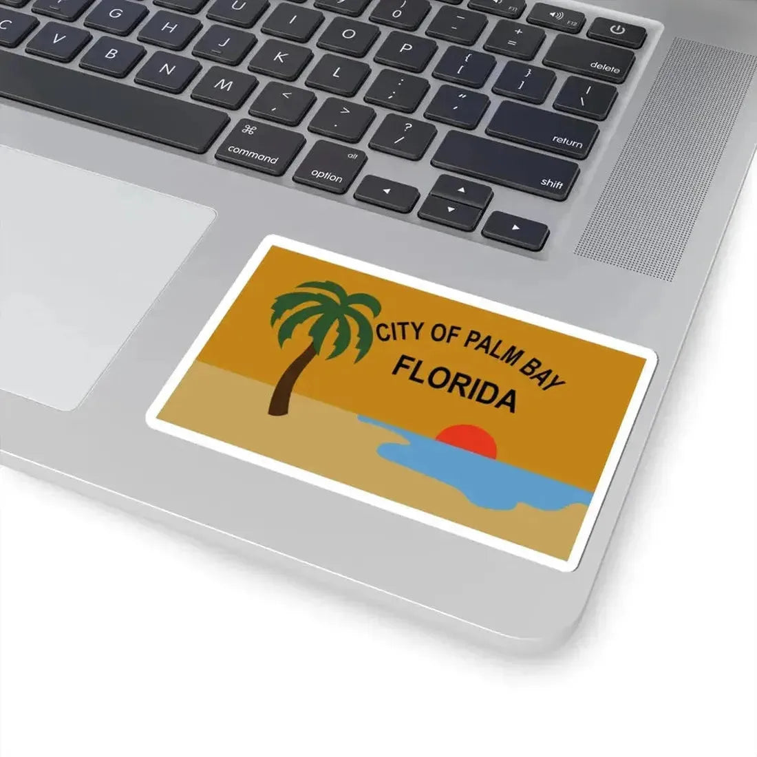 Flag of Palm Bay Florida (United States) STICKER Vinyl Kiss-Cut Decal - The Sticker Space