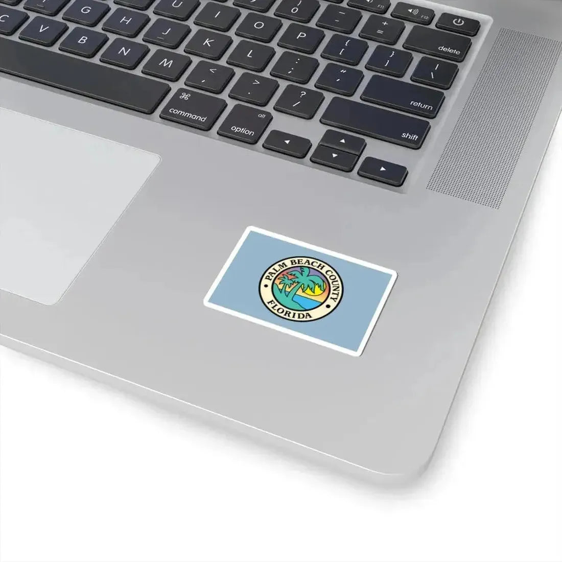 Flag of Palm Beach County Florida (United States) STICKER Vinyl Kiss-Cut Decal - The Sticker Space