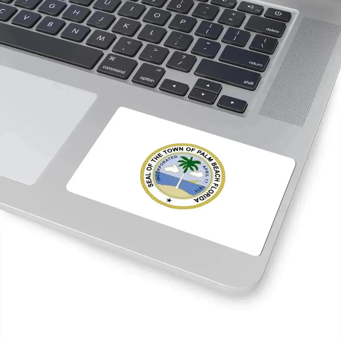 Flag of Palm Beach Florida (United States) STICKER Vinyl Kiss-Cut Decal - The Sticker Space