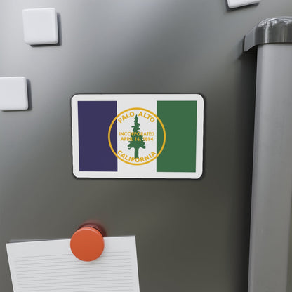 Flag of Palo Alto California - Die-Cut Magnet-The Sticker Space