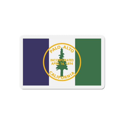 Flag of Palo Alto California - Die-Cut Magnet-6 × 6"-The Sticker Space