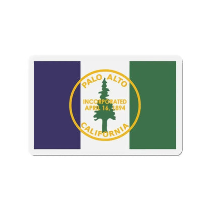 Flag of Palo Alto California - Refrigerator Magnet - The Sticker Space