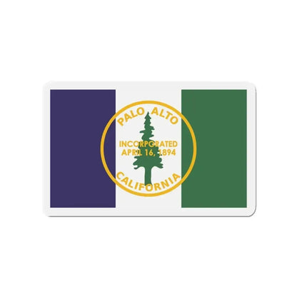 Flag of Palo Alto California - Refrigerator Magnet - The Sticker Space