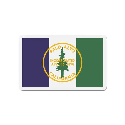 Flag of Palo Alto California - Refrigerator Magnet - The Sticker Space