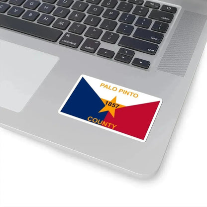 Flag of Palo Pinto County Texas (United States) STICKER Vinyl Kiss-Cut Decal - The Sticker Space