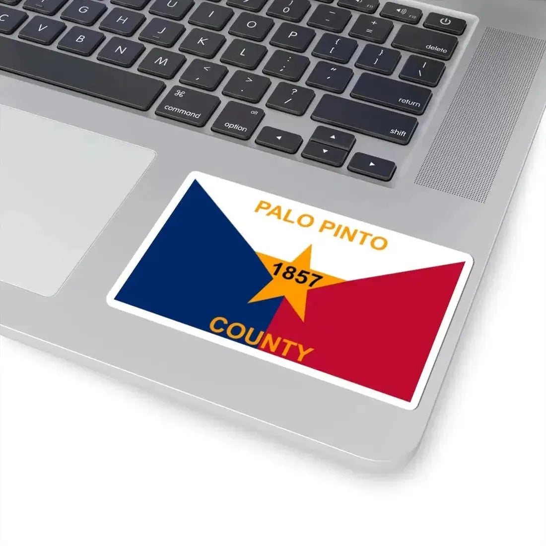 Flag of Palo Pinto County Texas (United States) STICKER Vinyl Kiss-Cut Decal - The Sticker Space