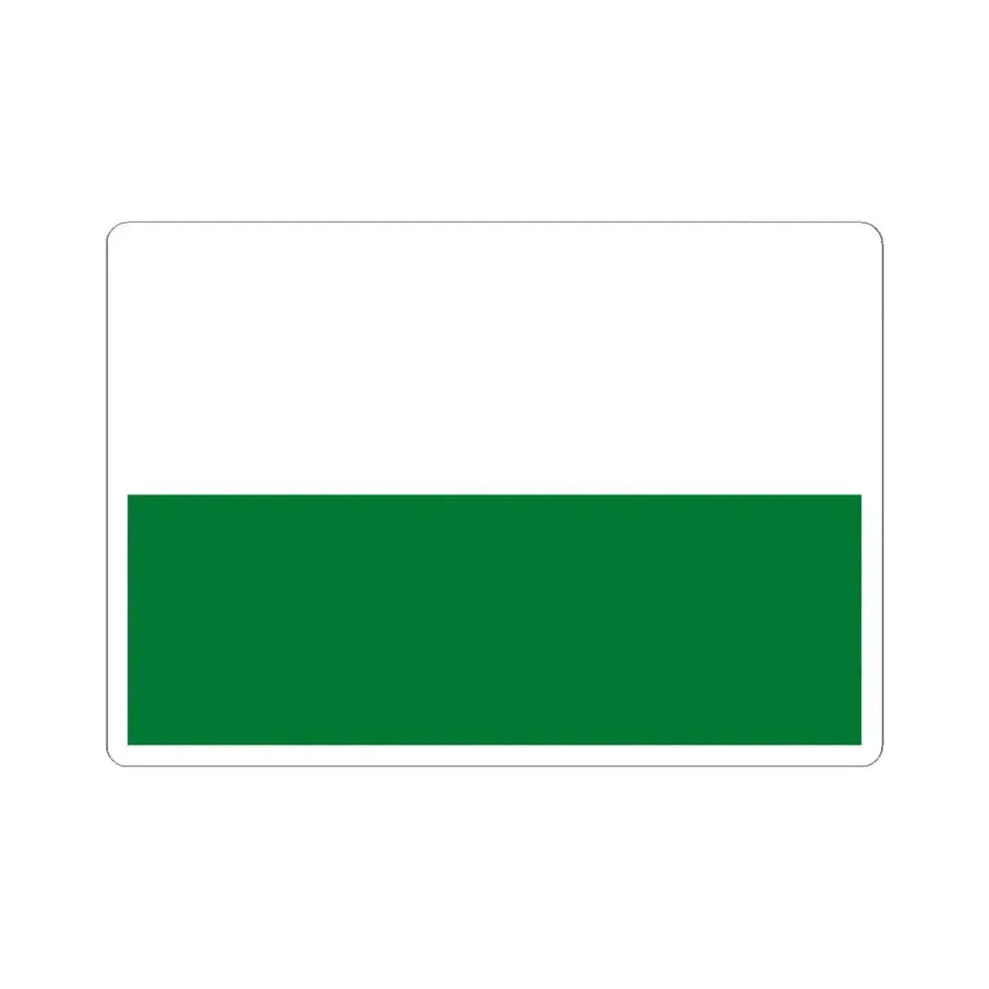 Flag of Palos Blancos Bolivia (Bolivia) STICKER Vinyl Kiss-Cut Decal 3 Inch White - The Sticker Space