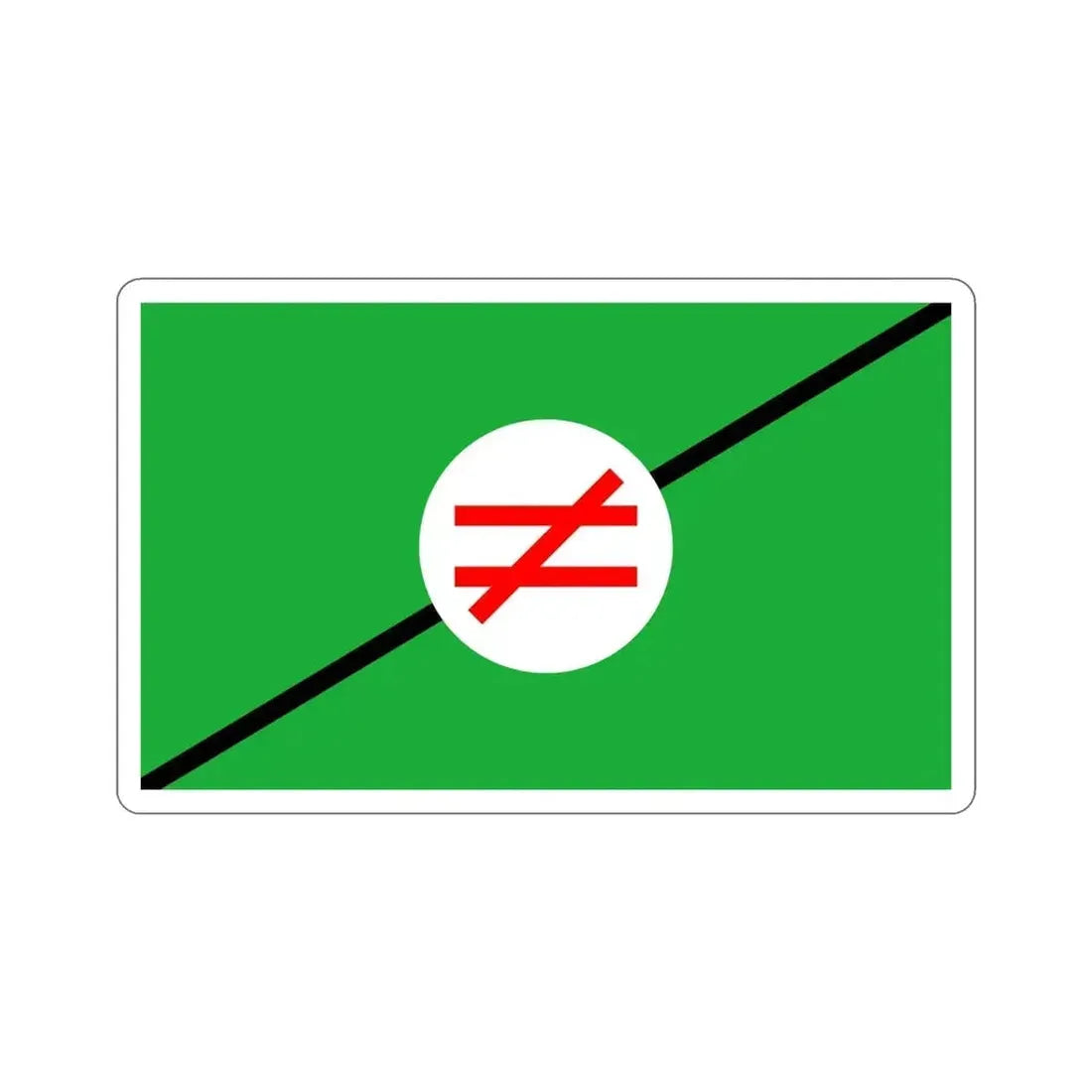 Flag of Pan-Iranist-Party (Iran) STICKER Vinyl Die-Cut Decal - The Sticker Space