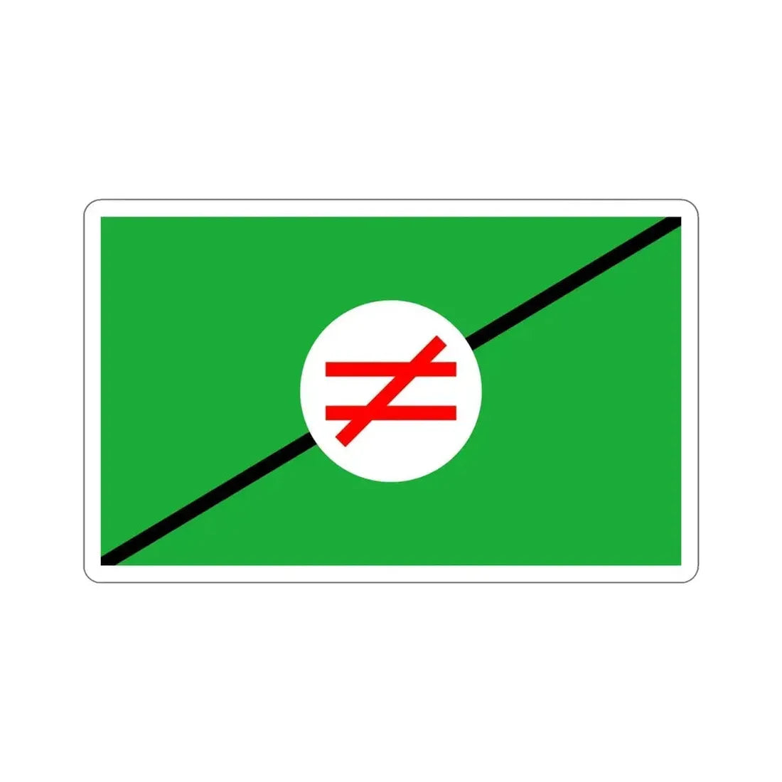 Flag of Pan-Iranist-Party (Iran) STICKER Vinyl Die-Cut Decal - The Sticker Space