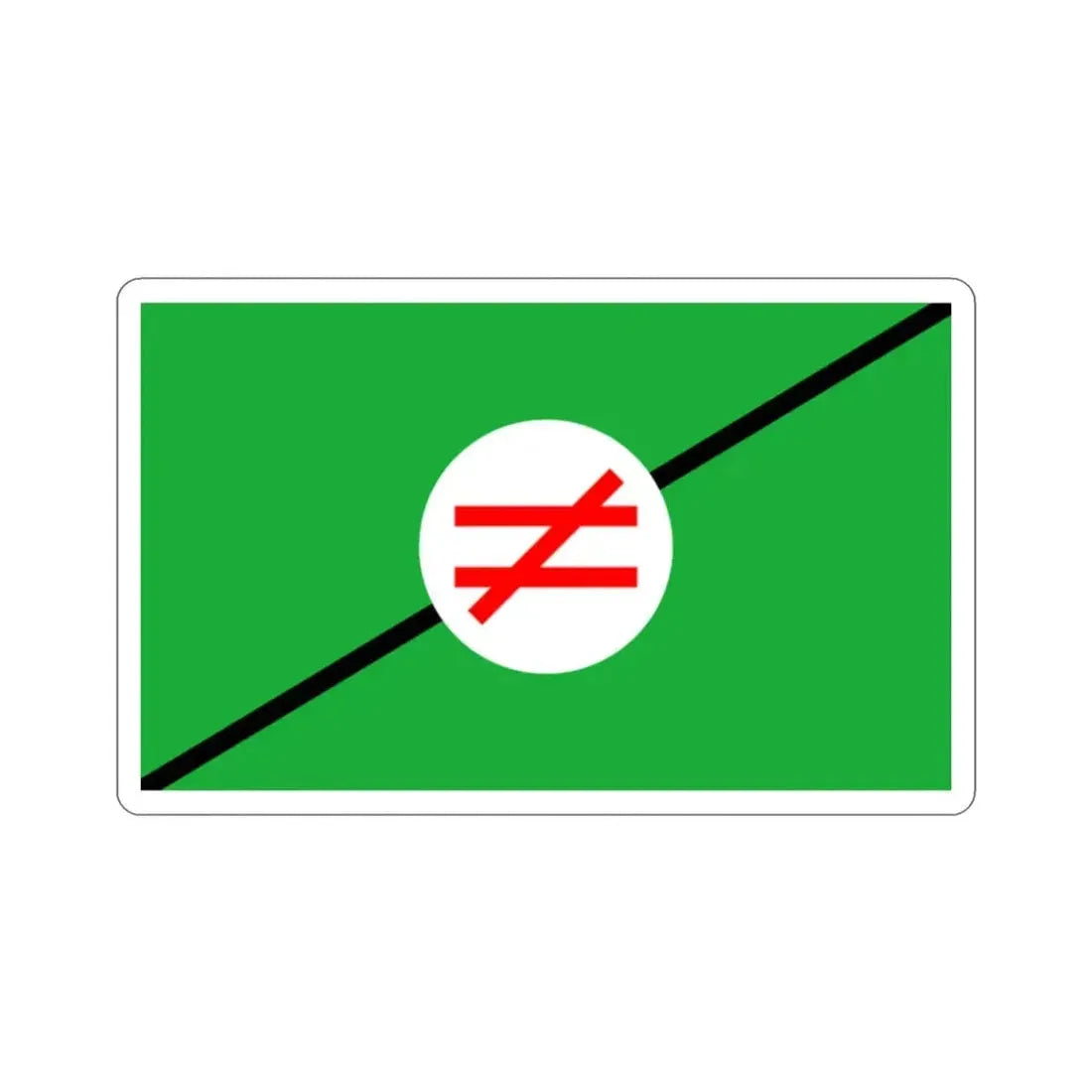 Flag of Pan-Iranist-Party (Iran) STICKER Vinyl Die-Cut Decal - The Sticker Space