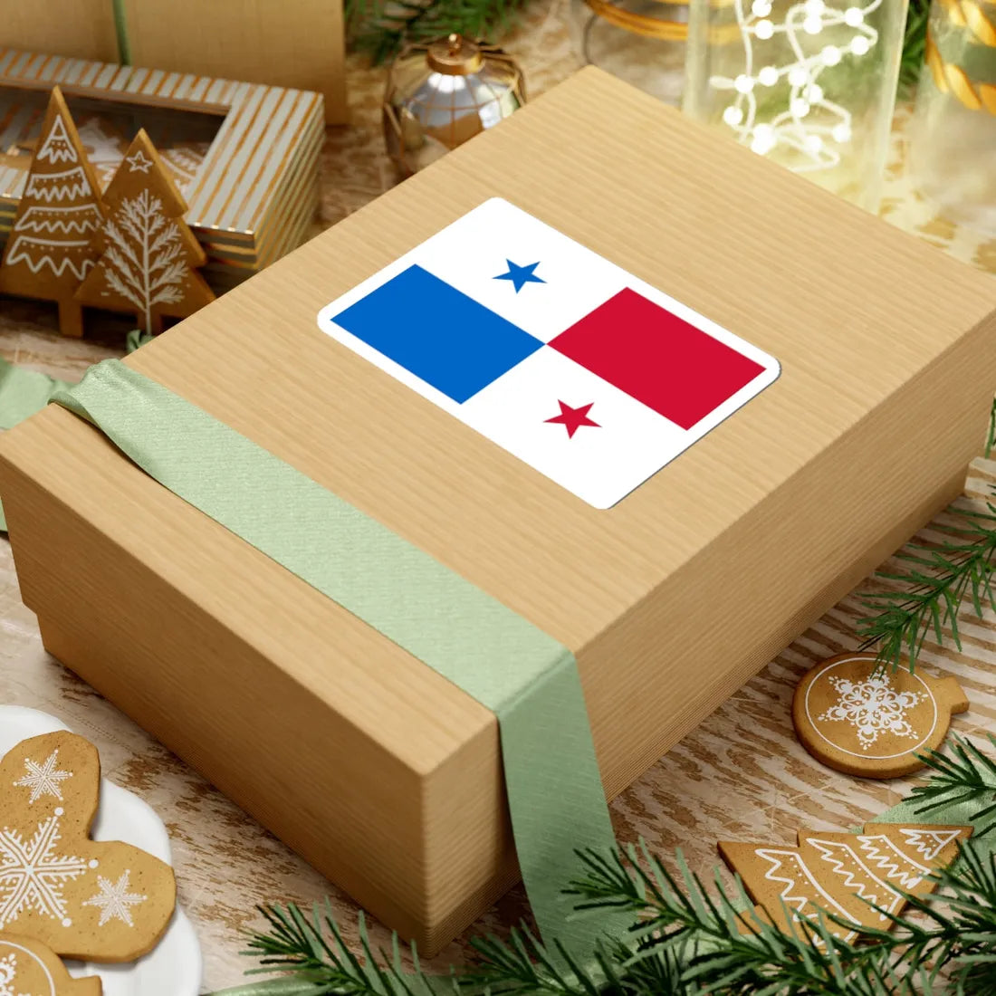 Flag of Panama 1925-2017 (Panama) STICKER Vinyl Kiss-Cut Decal - The Sticker Space