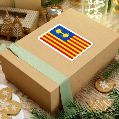 Flag of Panama Bunau-Varilla proposal (Panama) STICKER Vinyl Kiss-Cut Decal - The Sticker Space