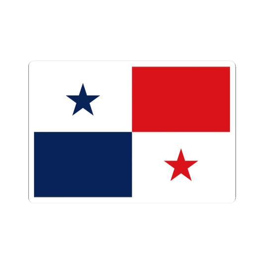 Flag of Panama (Panama) STICKER Vinyl Kiss-Cut Decal 2 Inch White - The Sticker Space