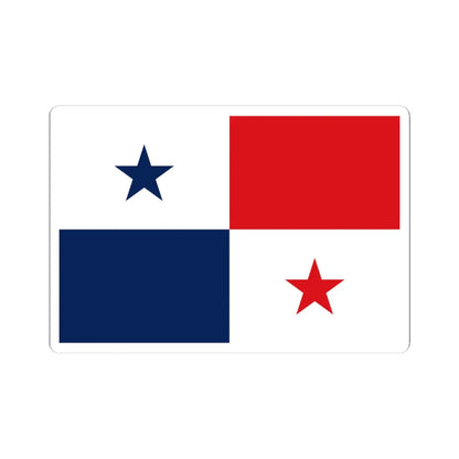 Flag of Panama (Panama) STICKER Vinyl Kiss-Cut Decal 4 Inch White - The Sticker Space