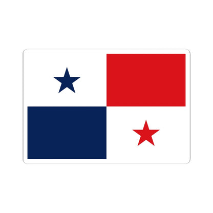 Flag of Panama (Panama) STICKER Vinyl Kiss-Cut Decal 6 Inch White - The Sticker Space