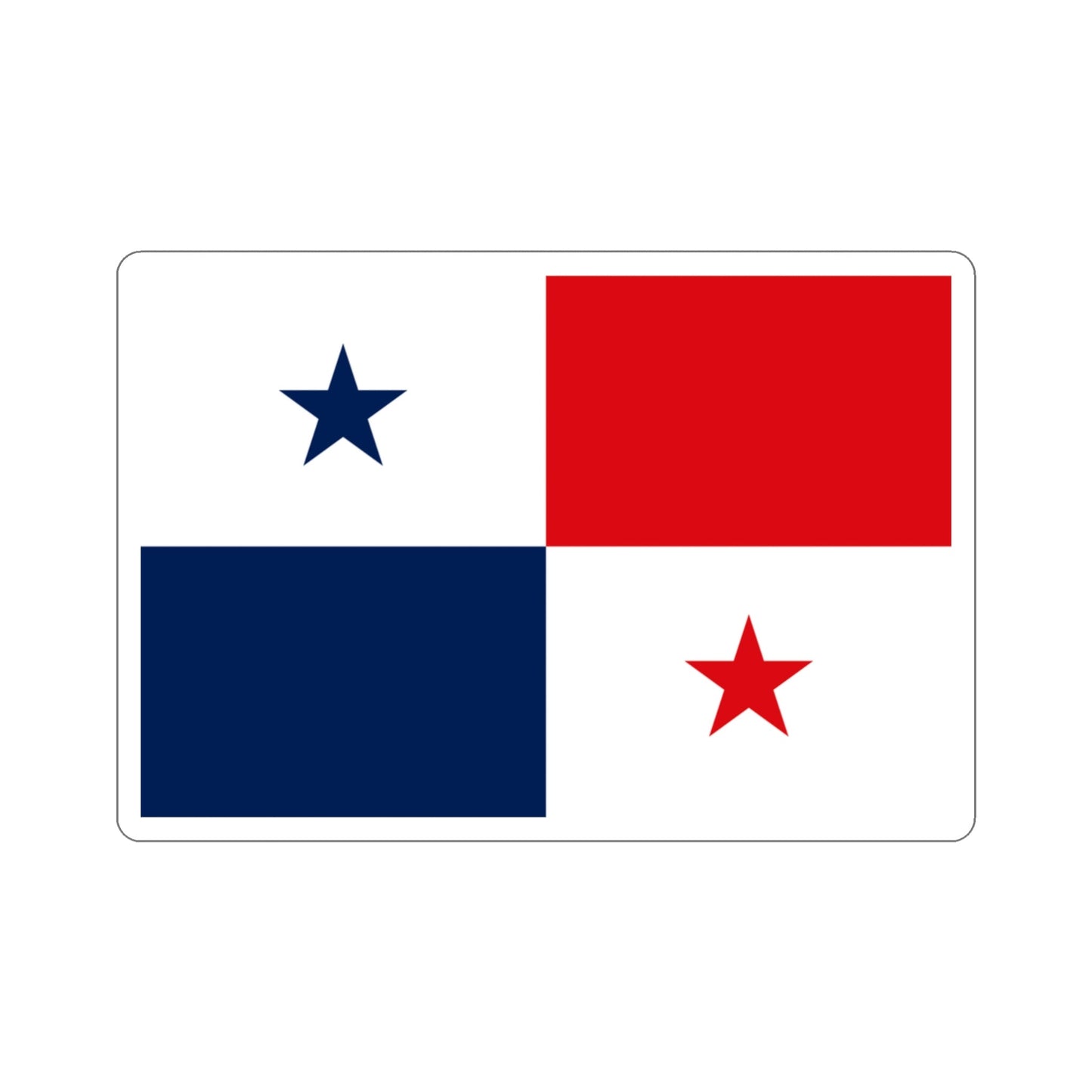 Flag of Panama STICKER Vinyl Die-Cut Decal-3 Inch-The Sticker Space