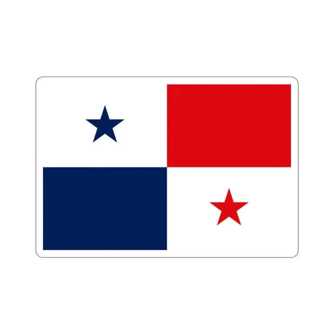 Flag of Panama STICKER Vinyl Die-Cut Decal - The Sticker Space
