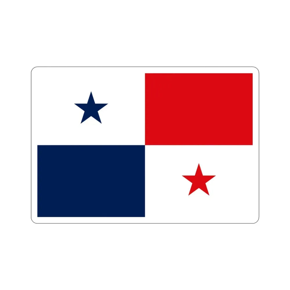 Flag of Panama STICKER Vinyl Die-Cut Decal - The Sticker Space