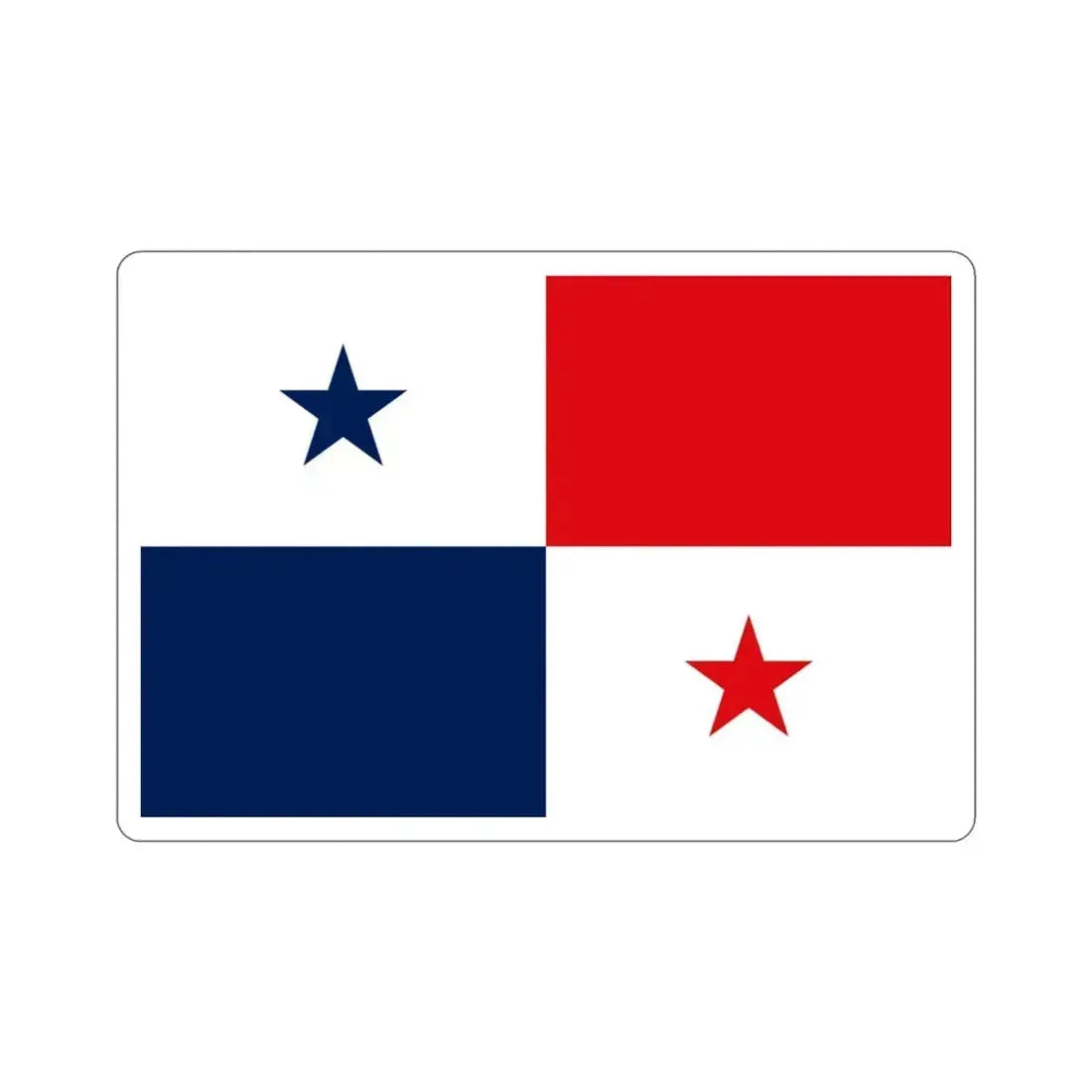 Flag of Panama STICKER Vinyl Die-Cut Decal - The Sticker Space