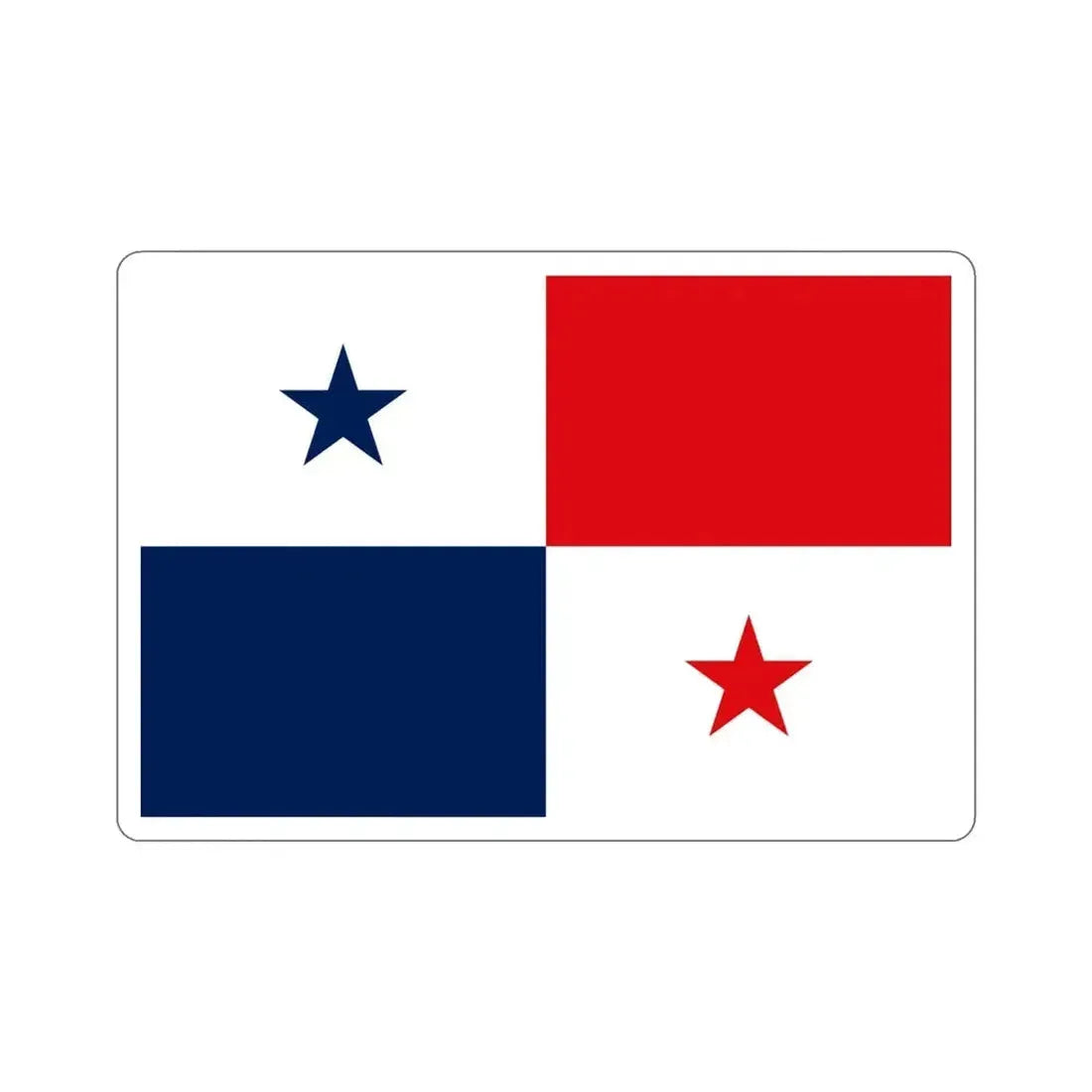 Flag of Panama STICKER Vinyl Die-Cut Decal - The Sticker Space