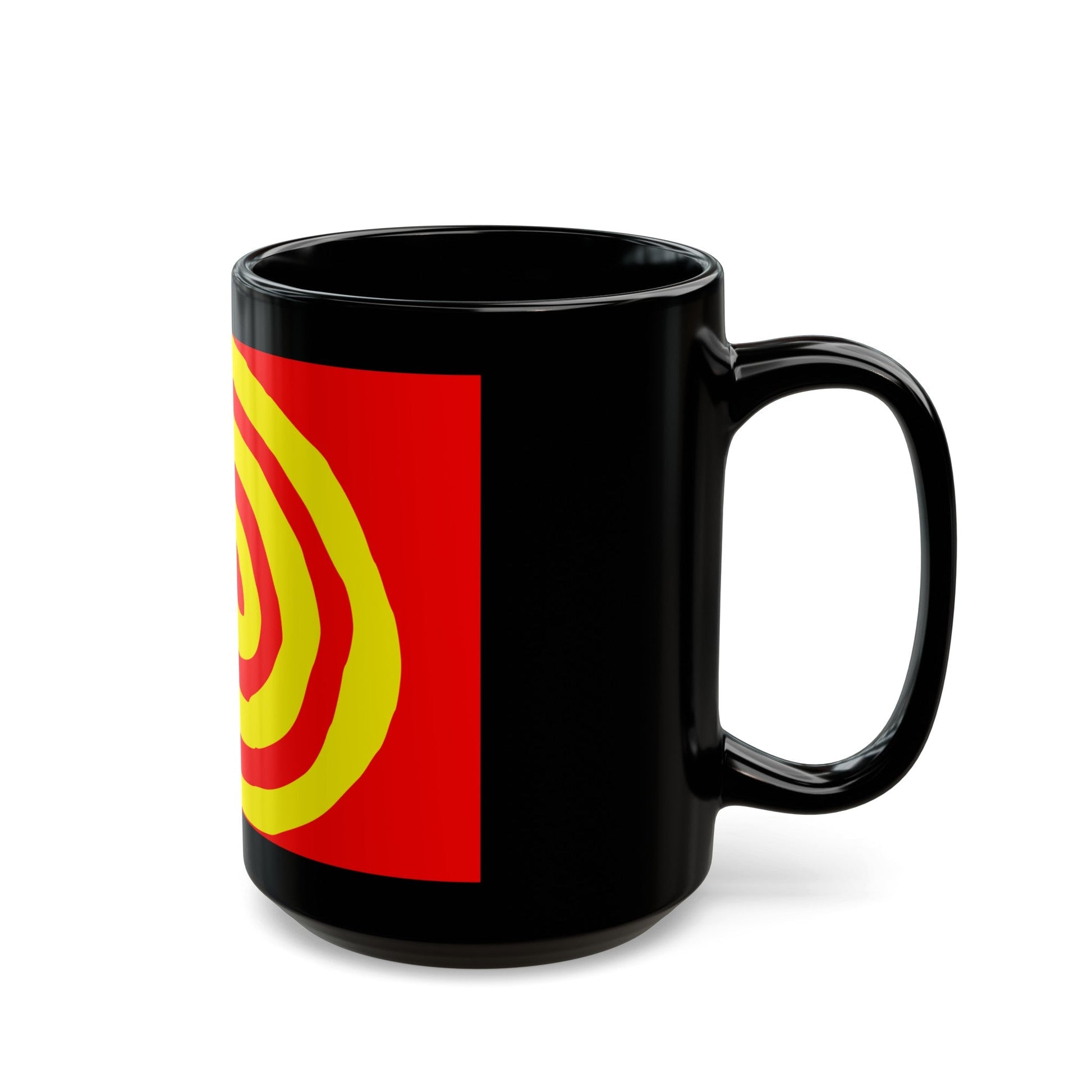 Flag of Paola 1994 to 1996 Malta - Black Coffee Mug-The Sticker Space