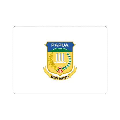 Flag of Papua Indonesia STICKER Vinyl Die-Cut Decal 3 Inch - The Sticker Space