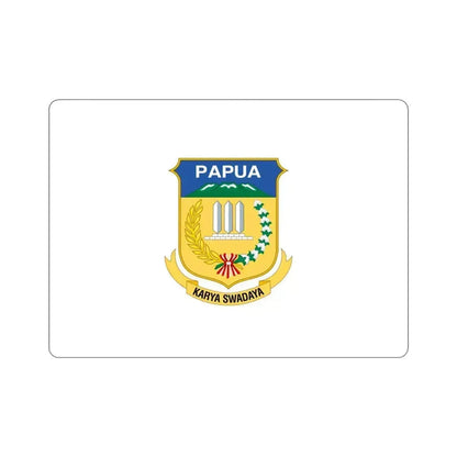 Flag of Papua Indonesia STICKER Vinyl Die-Cut Decal 4 Inch - The Sticker Space