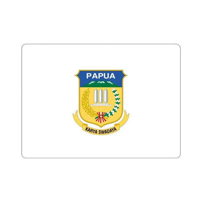 Flag of Papua Indonesia STICKER Vinyl Die-Cut Decal 4 Inch - The Sticker Space