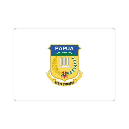 Flag of Papua Indonesia STICKER Vinyl Die-Cut Decal 5 Inch - The Sticker Space