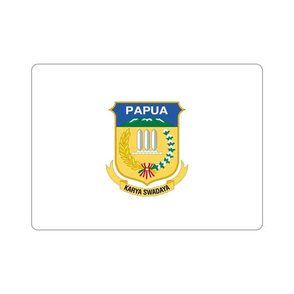 Flag of Papua Indonesia STICKER Vinyl Die-Cut Decal 5 Inch - The Sticker Space