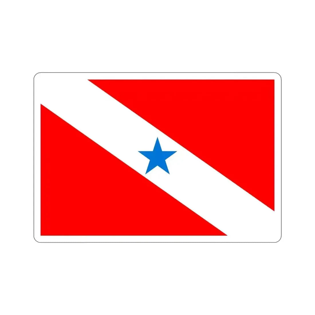 Flag of Pará Brazil STICKER Vinyl Die-Cut Decal - The Sticker Space