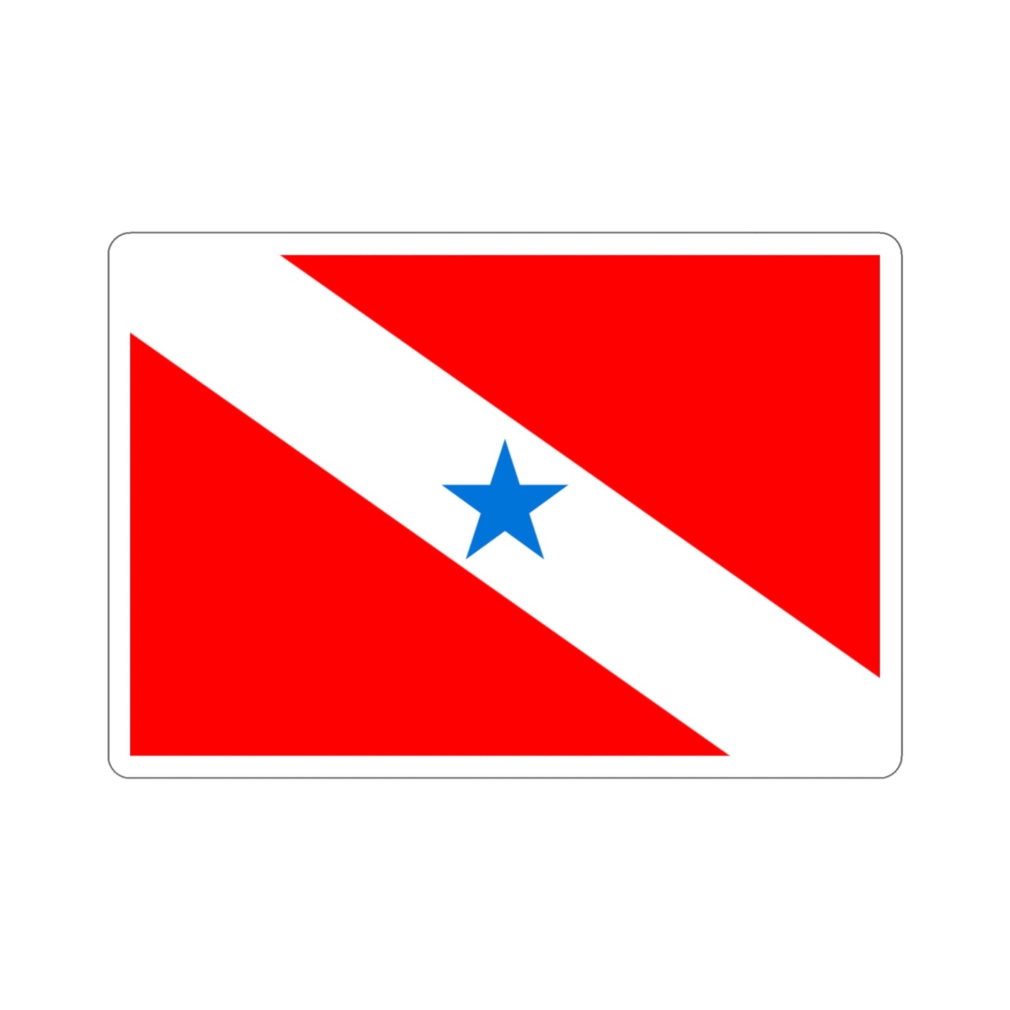 Flag of Pará Brazil STICKER Vinyl Die-Cut Decal-3 Inch-The Sticker Space