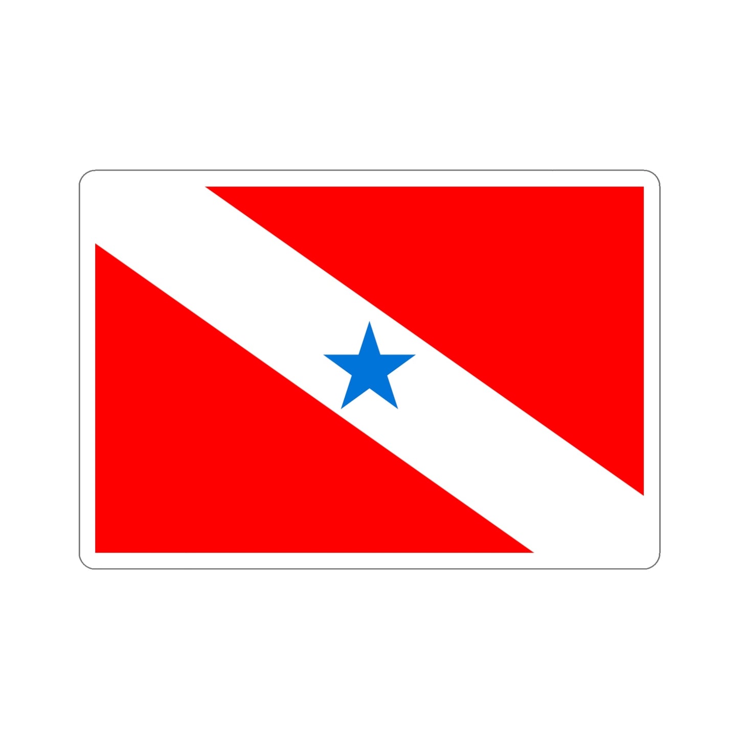 Flag of Pará Brazil STICKER Vinyl Die-Cut Decal-5 Inch-The Sticker Space