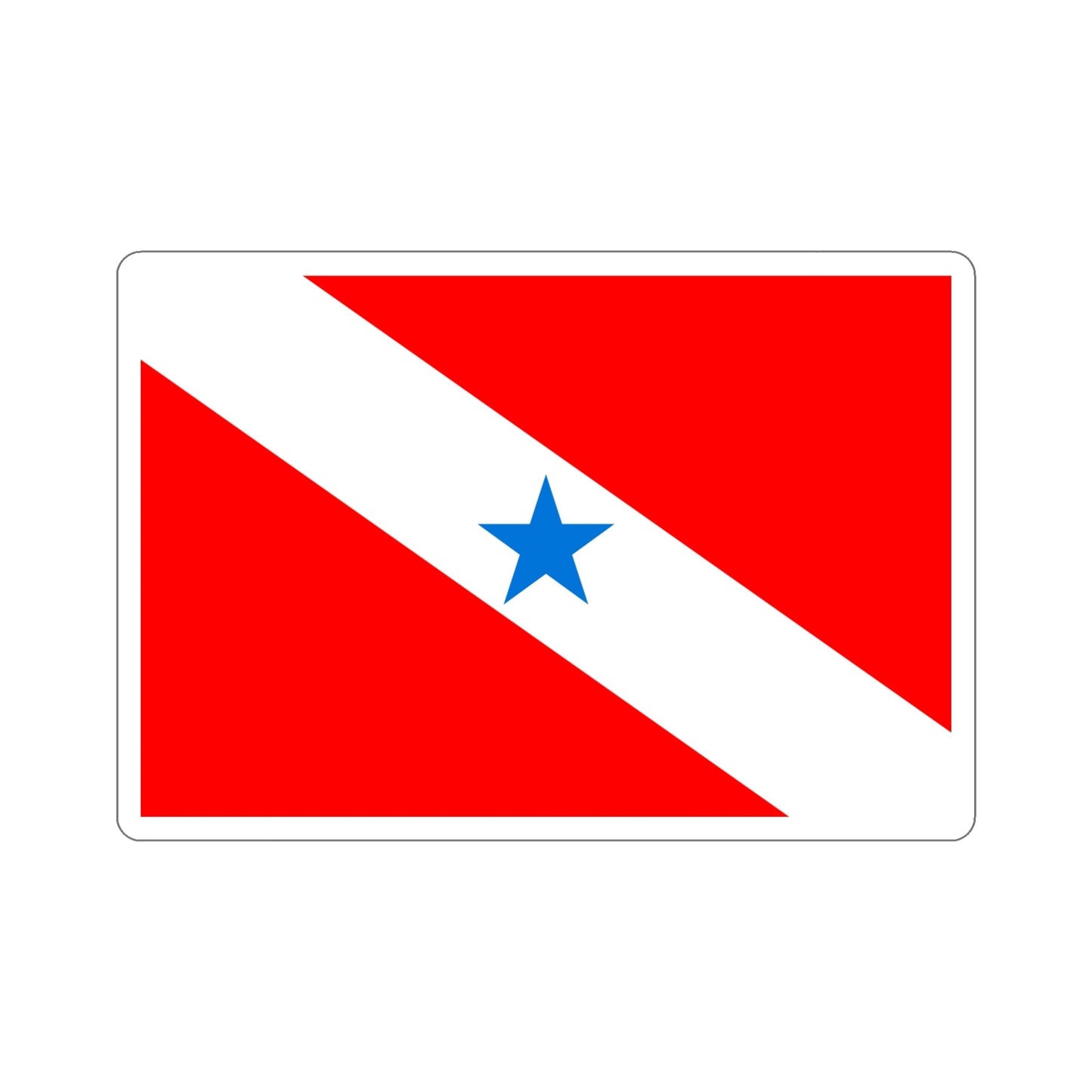 Flag of Pará Brazil STICKER Vinyl Die-Cut Decal-6 Inch-The Sticker Space